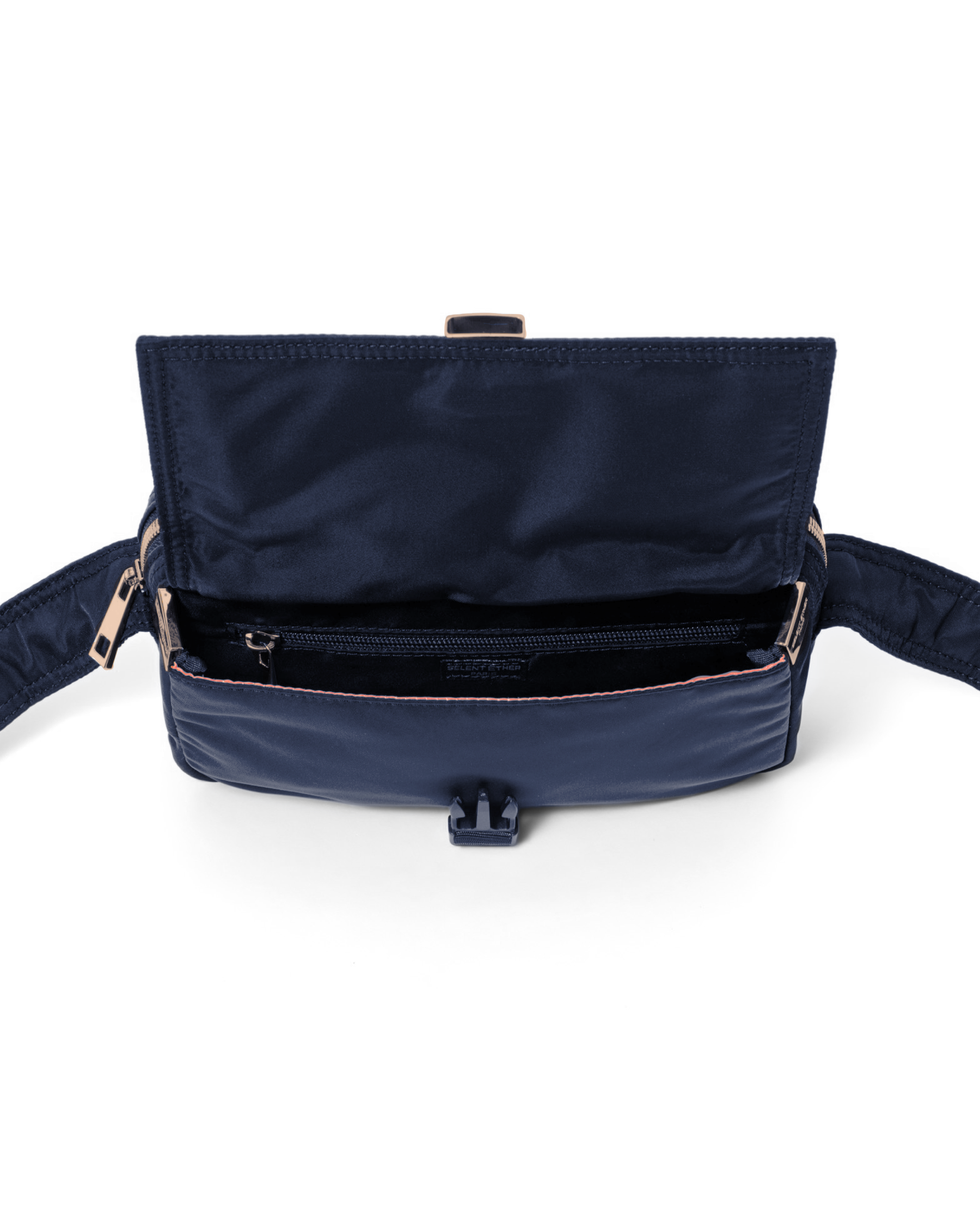 SELENT ETHER ネイビー　【極美品】　ゴールド金具　ショルダーバッグ MIGHTY21 GOLD BLACK – SELENT ETHER_Japan